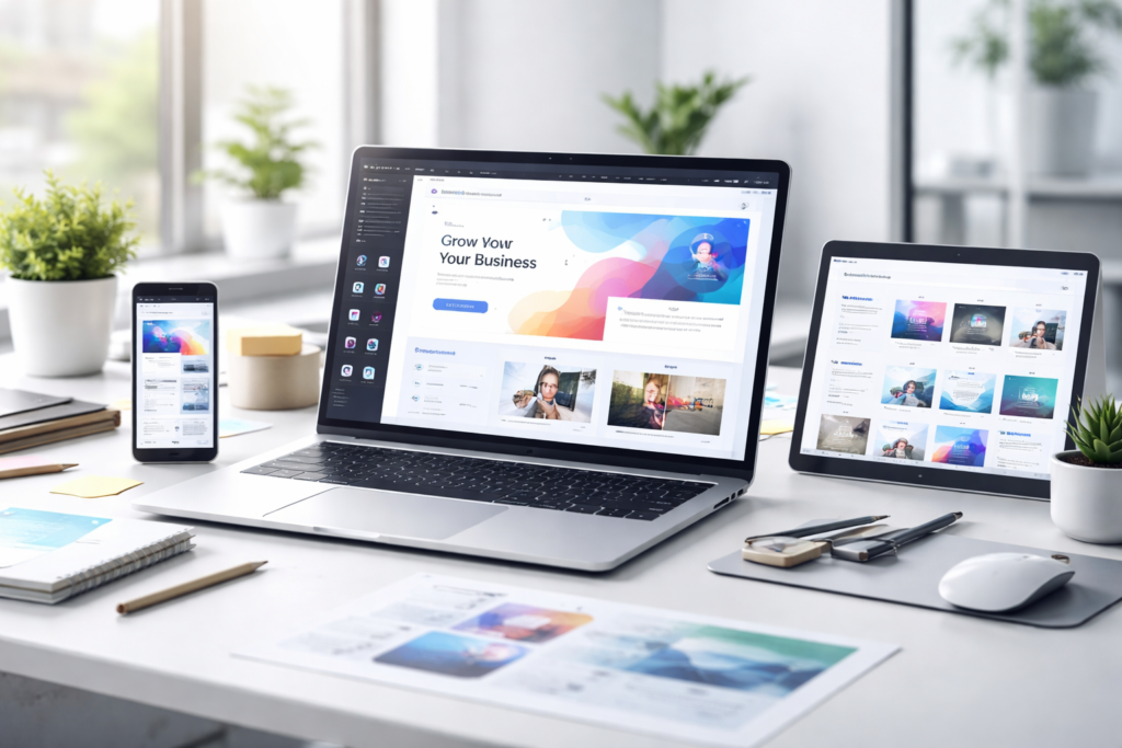 creation de site top ia business